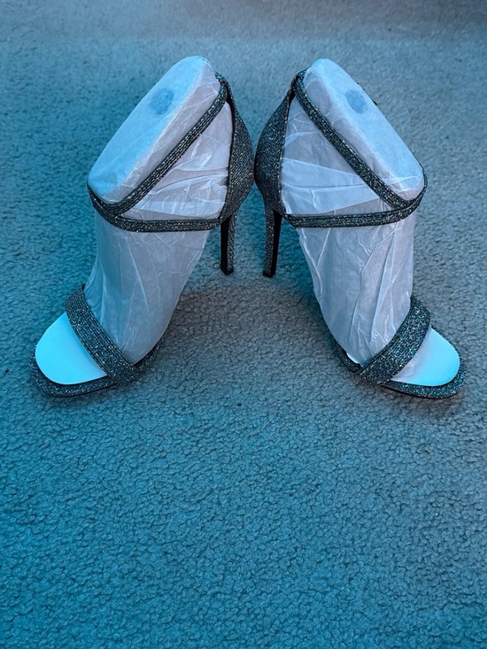 Michael Kors Shoes - Michael Kors Silver Sparkle High Heels